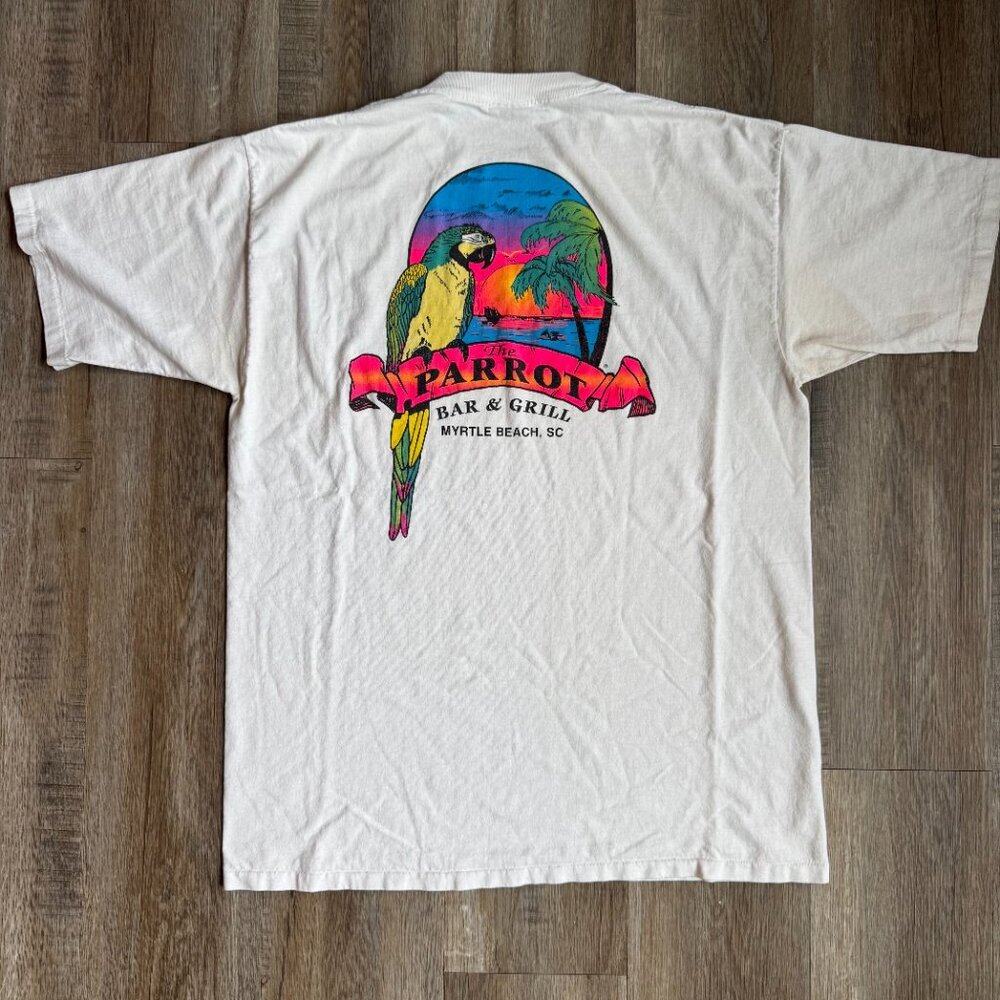 Vintage Myrtle Beach, South Carolina Parrot Bar T-Shirt - size XLarge - Picture 5 of 6